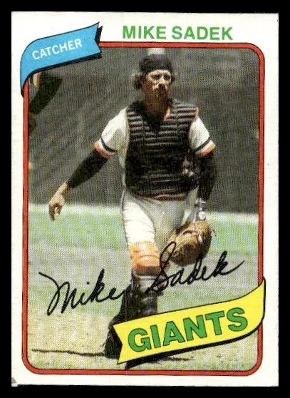 1980 Topps #462 Mike Sadek San Francisco Giants Baseball card