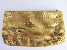 Vintage DURAMESH Art Deco Glittering Chain Mail Mesh Clutch Purse Zippered Bag