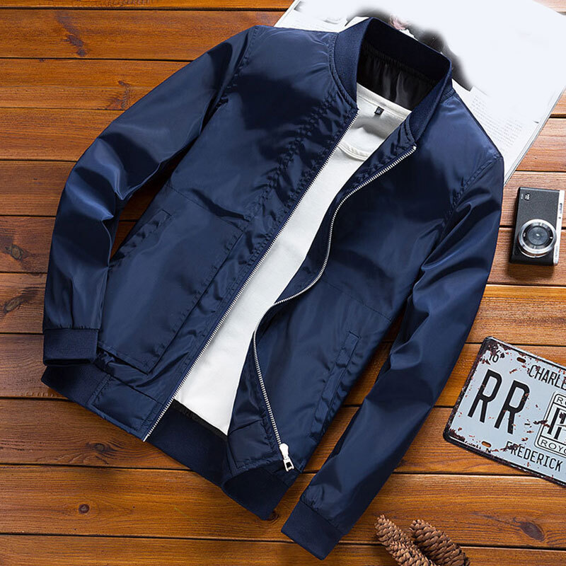 New Jacket Baseball Wear Long Sleeve Stand Fashion Sportswear Suitable Outdoor⊹