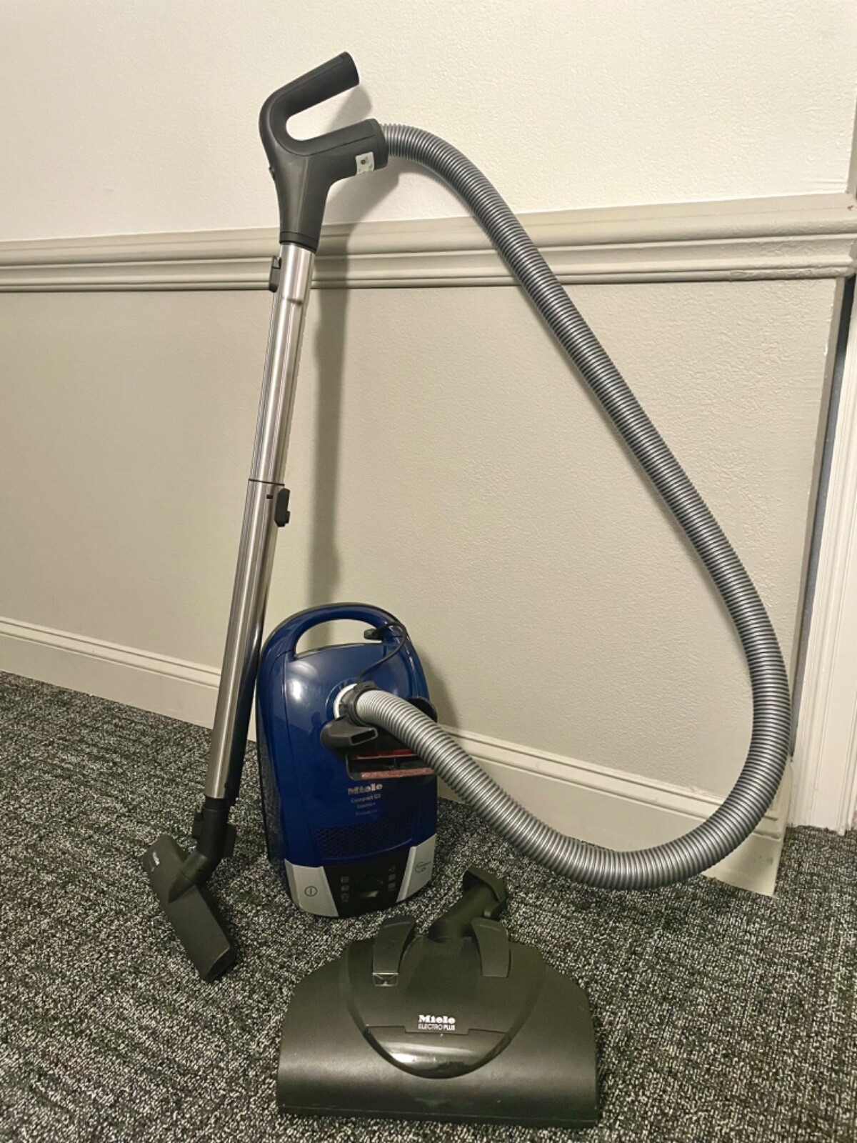 Miele Compact C2 Electro+ 1200W Marine Blue Canister Vacuum eBay
