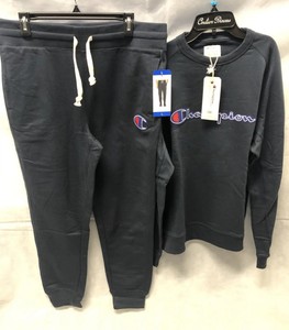 champion hoodie and jogger set mens