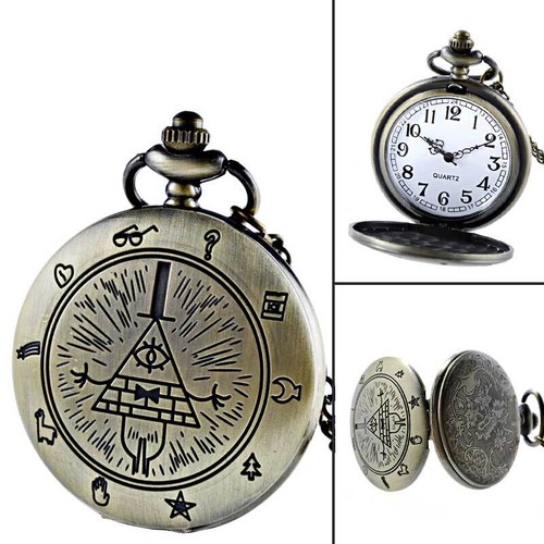 Collana ciondolo orologio quarzo da tasca vintage design antico catena retrò regalo nuovo - Foto 71 di 87
