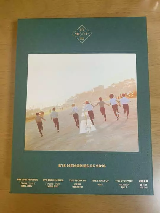 BTS MEMORIES OF 2016 DVD ＆ Photobook Set Official Tower Records Limited Used