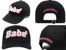 Dsquared2 Iconic Retro-Tinged Babe2 Baseball Cap Hat New