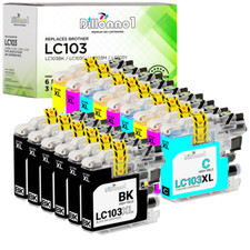 Compatible LC103XL LC101 Ink Cartridge Lot Fits Brother MFC-J4410DW J4510DW J461