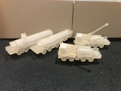1:200 Russian A-222 ''Bereg'' Coastal Defense Mobile 130mm Gun Battery 