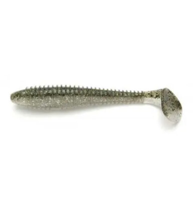 Keitech Swing Impact Fat 3.8'' Soft Plastic Lures 416 Silver Flash Minnow Colour