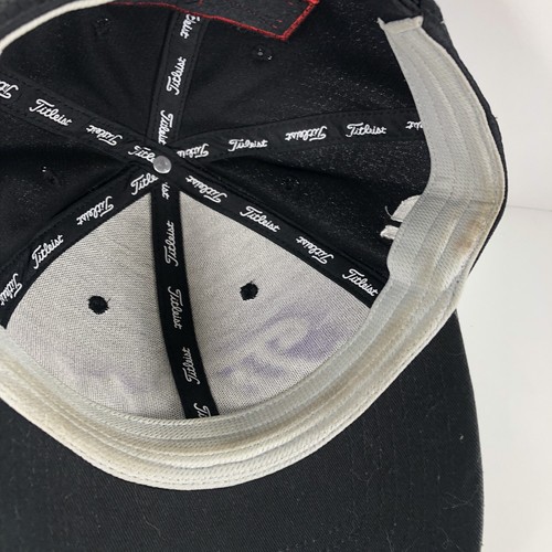 Titleist FootJoy FJ Pro V1 Hat Golf Adult Strap Back Cap- Black- Adjustable - Picture 8 of 9