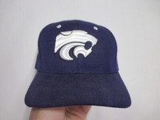 KANSAS STATE WILDCATS ZEPHYR FITTED HAT 7 1/4 NWT PURPLE W/RAISED CAT, RARE 