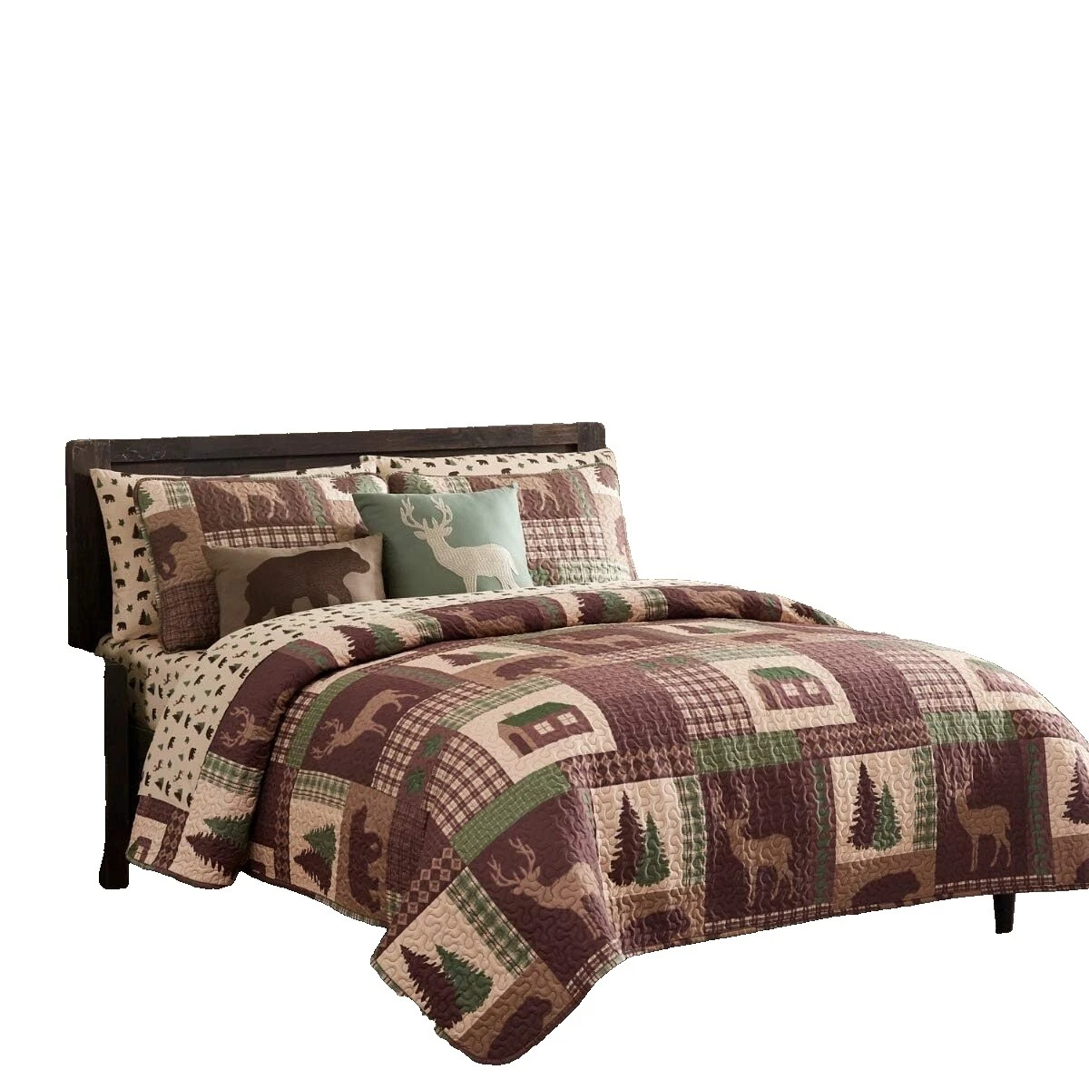 Patchwork Reina Rústico/primitivo Edredones, colchas y cobertores para cunas