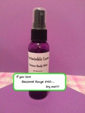 Baccarat 540 type mist, Baccarat 540 type roll on oil, Baccarat 540 type lotion