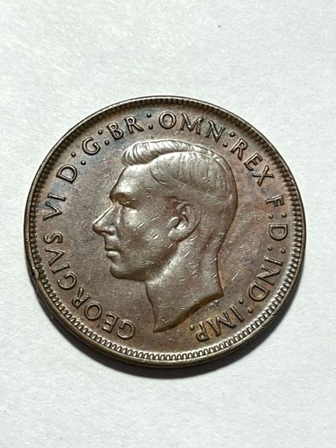 1943 Australia 1 Penny VF #16683 | eBay