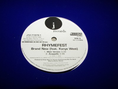 Rhymefest Brand New w/Kanye West 12