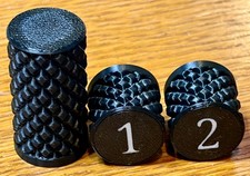 Joint Protector for Pool Cue 5/16x14 3 piece Set. Sm Knurl