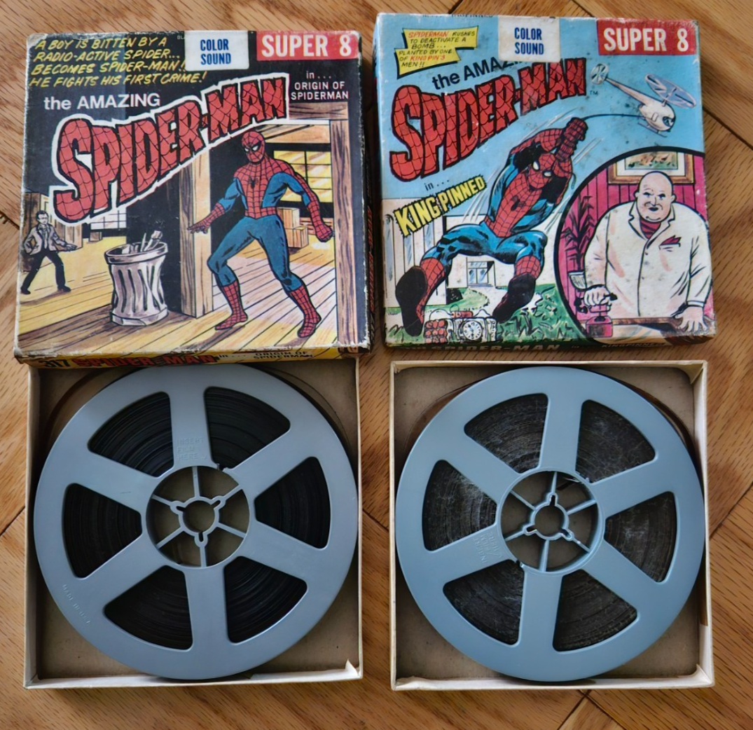 2 Amazing Spider-Man Super 8mm films with Box | eBay