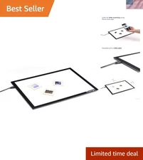 A4 Ultra-Thin Light Pad - Perfect Brightness for Scanning Slides & Negatives