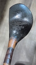 Antique Vintage Wilson Wilsonian Hickory Wood Shaft Golf Club Brassie Spoon