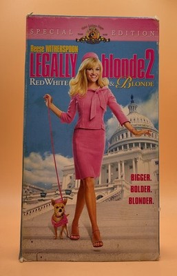 Legally Blonde 2: Red, White and Blonde VHS 2003 **Buy 2 Get 1 Free**