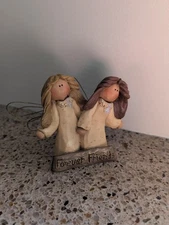 SUZI SKOGLUND ANGEL FIGURINE Blossom Bucket Angels Forever friends Resin Metal