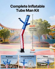 Inflatable Tube Man with Blower, 20 ft Tall, Wacky Waving Wind Flying Inflatabl