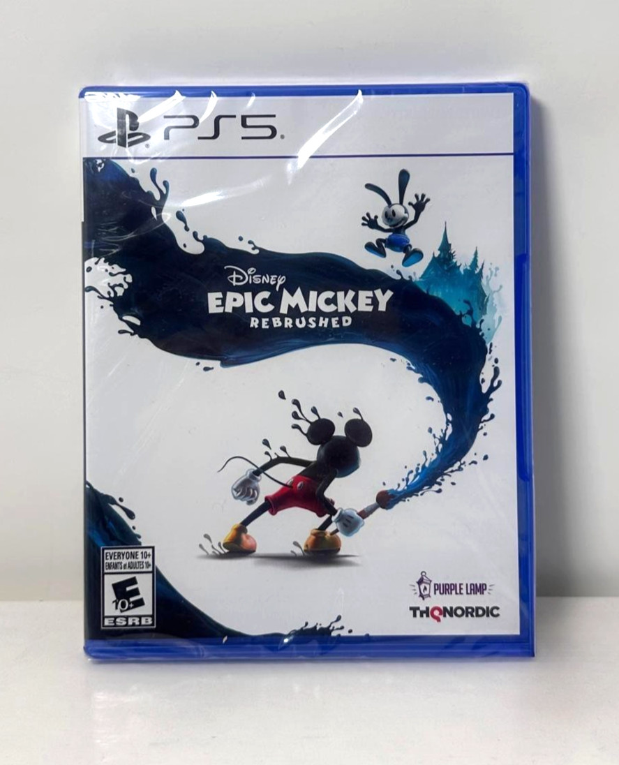 Disney Epic Mickey: Rebrushed Sony PlayStation 5 PS5 - Brand New, Sealed