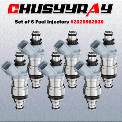 6Pcs Fuel Injectors For 4Runner 3.4L 1996-1998 Toyota T100 3.4L 1995-98 US Stock