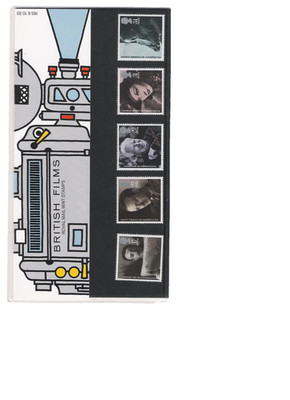 イギリス　ヴィンテージ記念切手　ロイヤルメールミレニアムスタンプ 1985 ROYAL MAIL PRESENTATION PACK BRITISH FILMS MINT DECIMAL