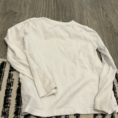 Polo Ralph Lauren Girl’s Size: 5 White/Pink Crewneck Shirt Used - Picture 3 of 3