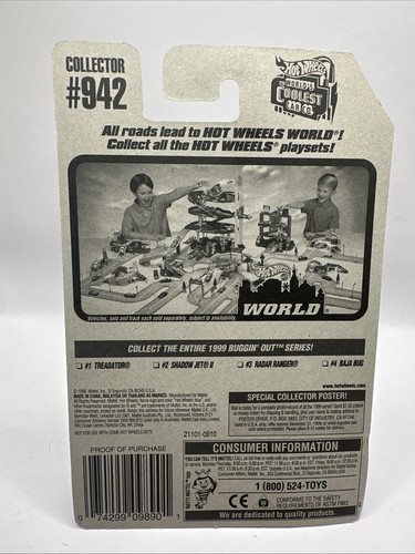 1999 HOT WHEELS Buggin' Out Series SHADOW JET II #942 - Bild 2 von 2