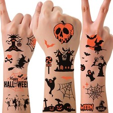 Halloween Temporary Tattoos,100PCS Tattoo 100 PCS 02
