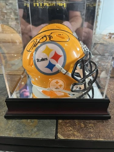 Fanatics Authentic Jerome Bettis Pittsburgh Steelers Signed mini Helmet w/case