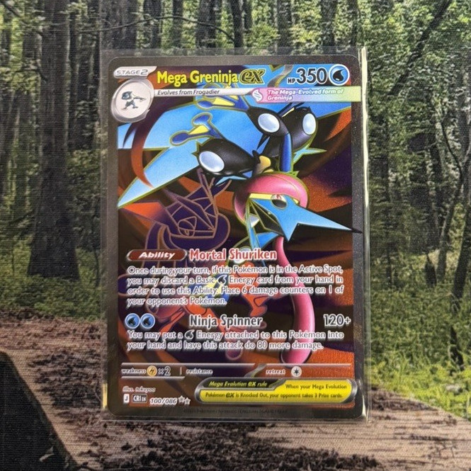 💧🐸Mega Greninja EX🌊💧100/108 Ultra Rare Holo - Pokemon TCG Chaos Rising (ENG)