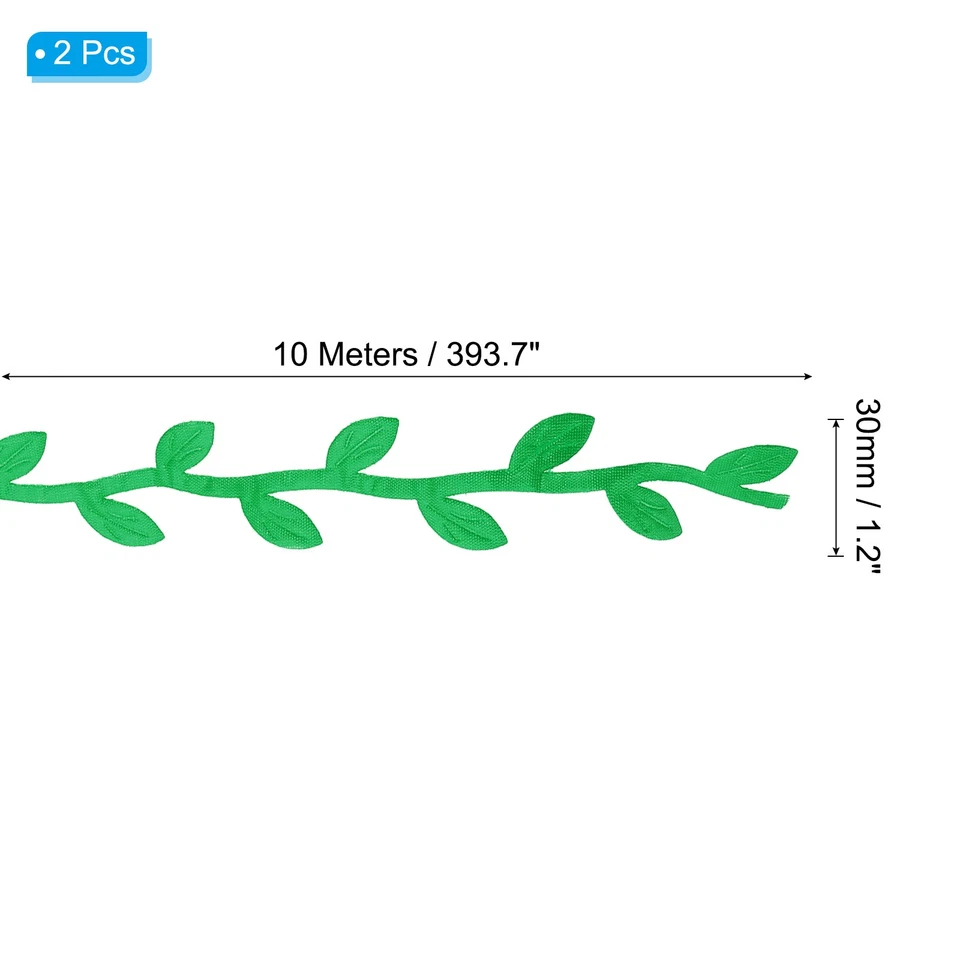 Cuerda de corte de hojas verdes estilo artificial de 22 yardas Foto 2 de 4