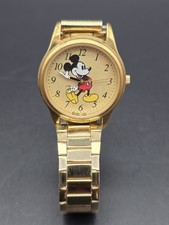Vintage 26mm Mickey Mouse Analog Quartz Watch Disney Store Japan