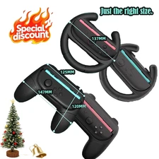 [4-Pack] Switch 2 Joy-Con Grip, Steering Wheels for Nintendo Switch 2 Controller