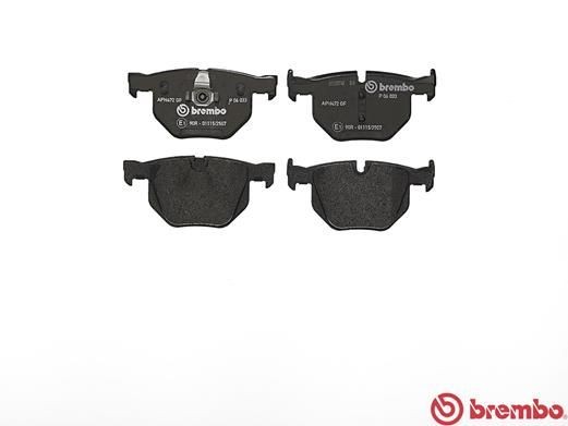 Brake Pads Set fits BMW 525 E60, E61 3.0D Rear 07 to 08 Brembo 34212339276 New - Image 20