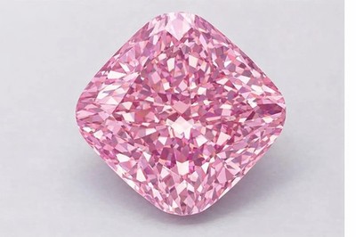 Lab Grown Pink Diamond VVS1 Clarity Cushion Cut Loose stone for jewelry 2.50 Ct