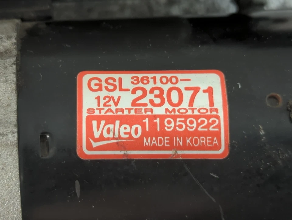 2007-2009 Kia Spectra Car Starter Motor Solenoid Oem YQ7R9 - Image 2 of 4