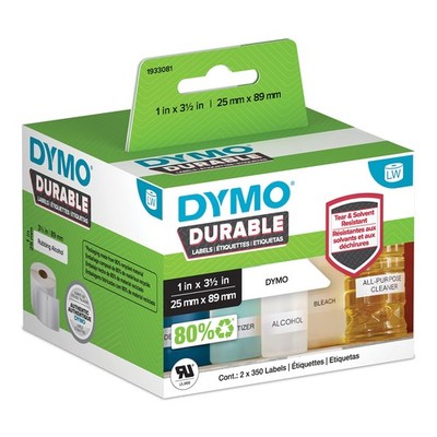 DYMO LW Durable Industrial Labels for LabelWriter Label Printers, White Poly...
