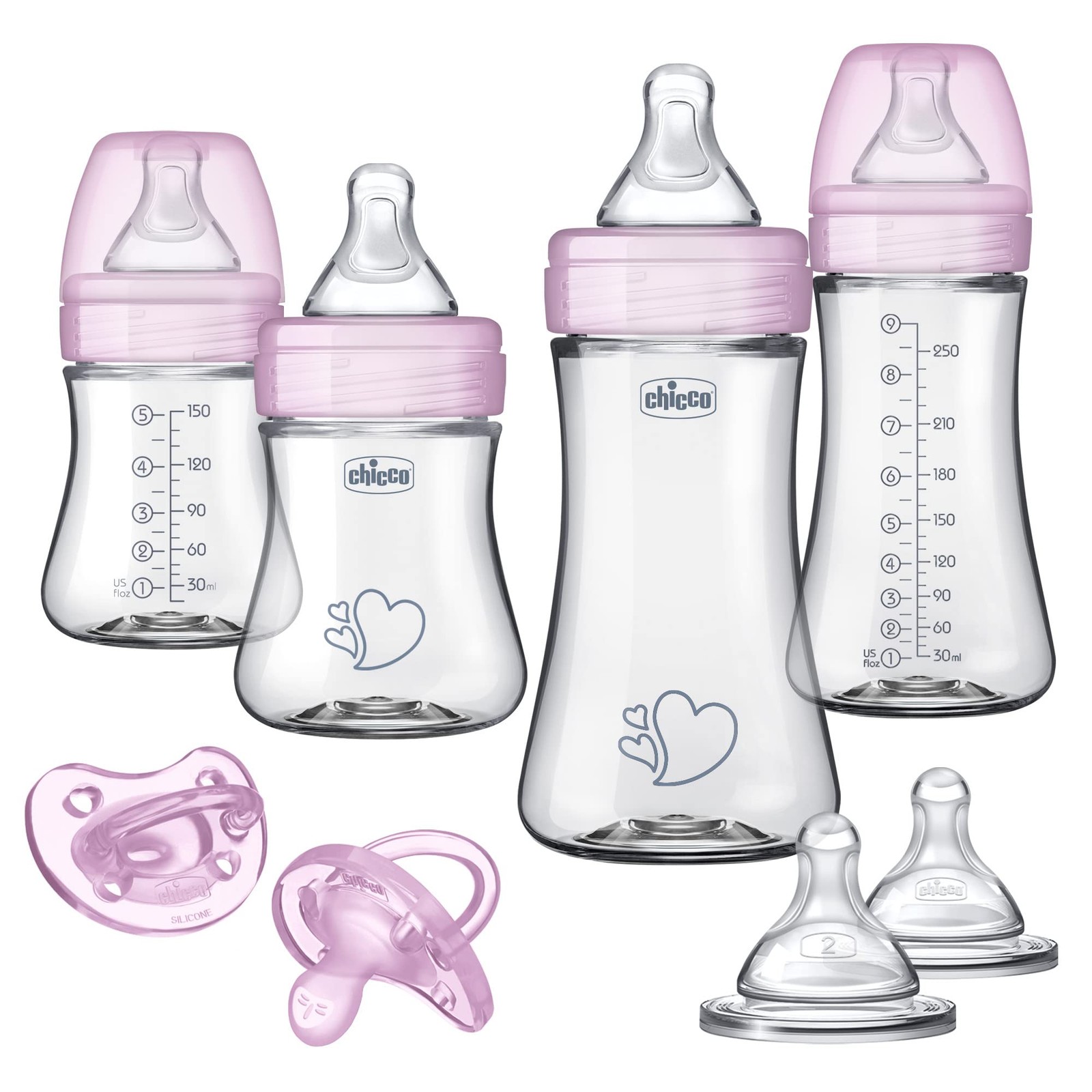 Chicco Duo Hybrid Baby Bottle Newborn Starter Giftset Real G