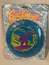 Vintage Wham-O REGULAR FRISBEE Blue 9" Surf's Up in Original Package