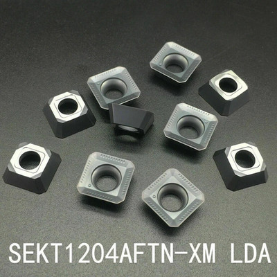 SEKT1204AFTN-XM LDA Inserts | CNC Milling Stainless Steel Mid-Part Semi-Roughing