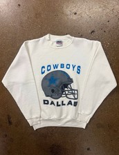 Vintage 90s Dallas Cowboys Sweatshirt Men’s Large Made In USA Oneita NFL Graphic