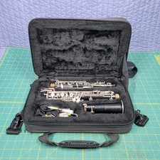 Signet Soloist Semi-Professional Resin Oboe Left F Low Bb W/ Case F4750 As Is