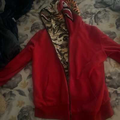 OVO X BAPE Reversible Full Zip Up Hoodie