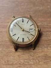 1969 Timex Viscount Self-Wind Date Watch Great Britain Case 4147 3269