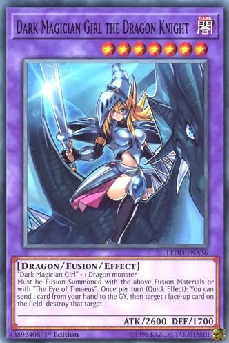 Dark Magician Girl the Dragon Knight LEDD-ENA36 YuGiOh Legendary Dragon Decks card