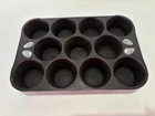 GRISWOLD WAGNER WARE "SIGNED" CAST IRON MUFFIN PAN POP OVER