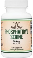 PhosphatidylSerine Supplement 300mg Per Serving, Manufactured in The USA, 120 Ca