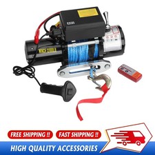 12000 Lbs Electric Winch 12v Off Road Recovery Kit For Jeep Truck Utv Atv